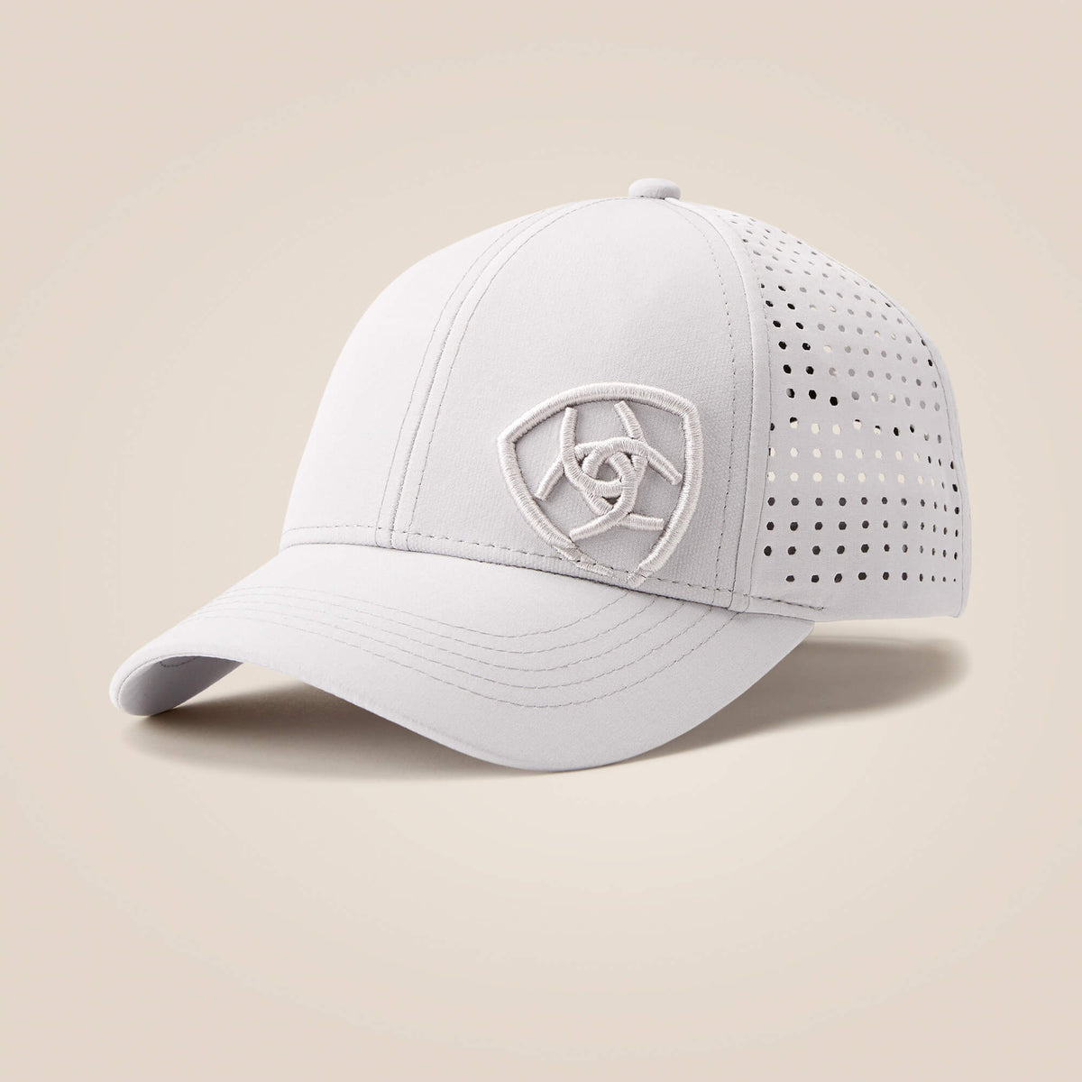 Ariat Tri Factor Cap - Chocolate Brown - Silver Grey