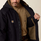 Ariat Men's Rebar DuraCanvas Jacket - Wren - Black