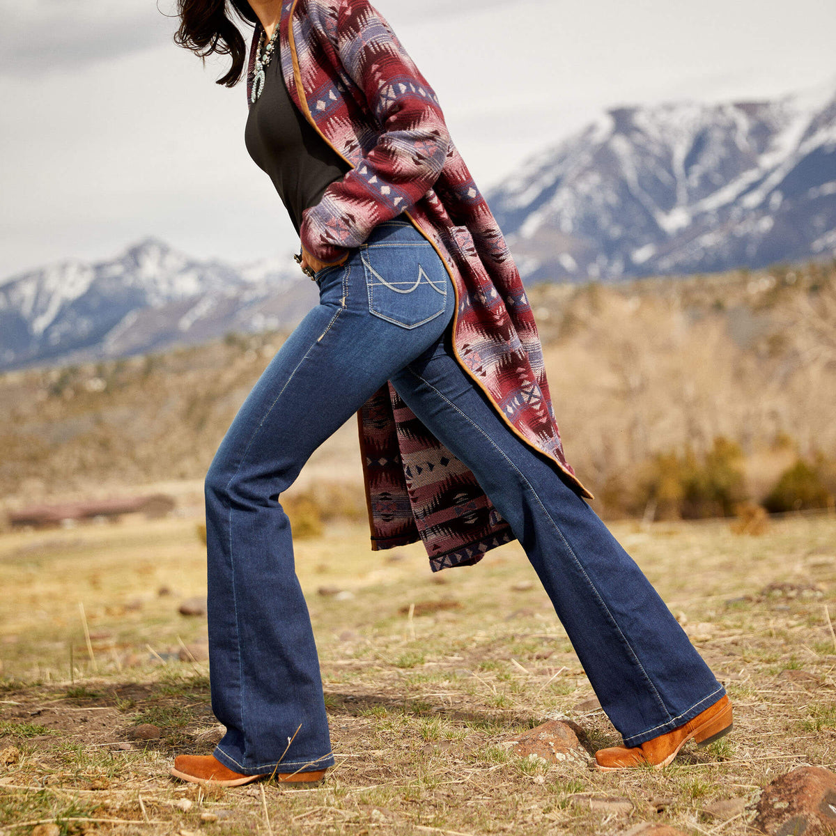 Ariat Women's Ultra Stretch Perfect Rise Katie Flare Jean