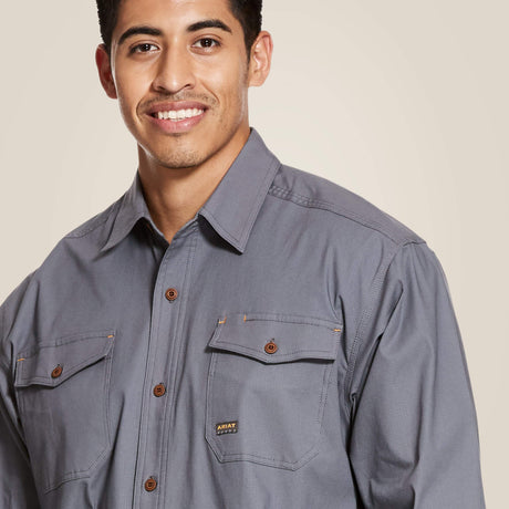 Ariat Men's Rebar Made Tough DuraStretch Work Shirt