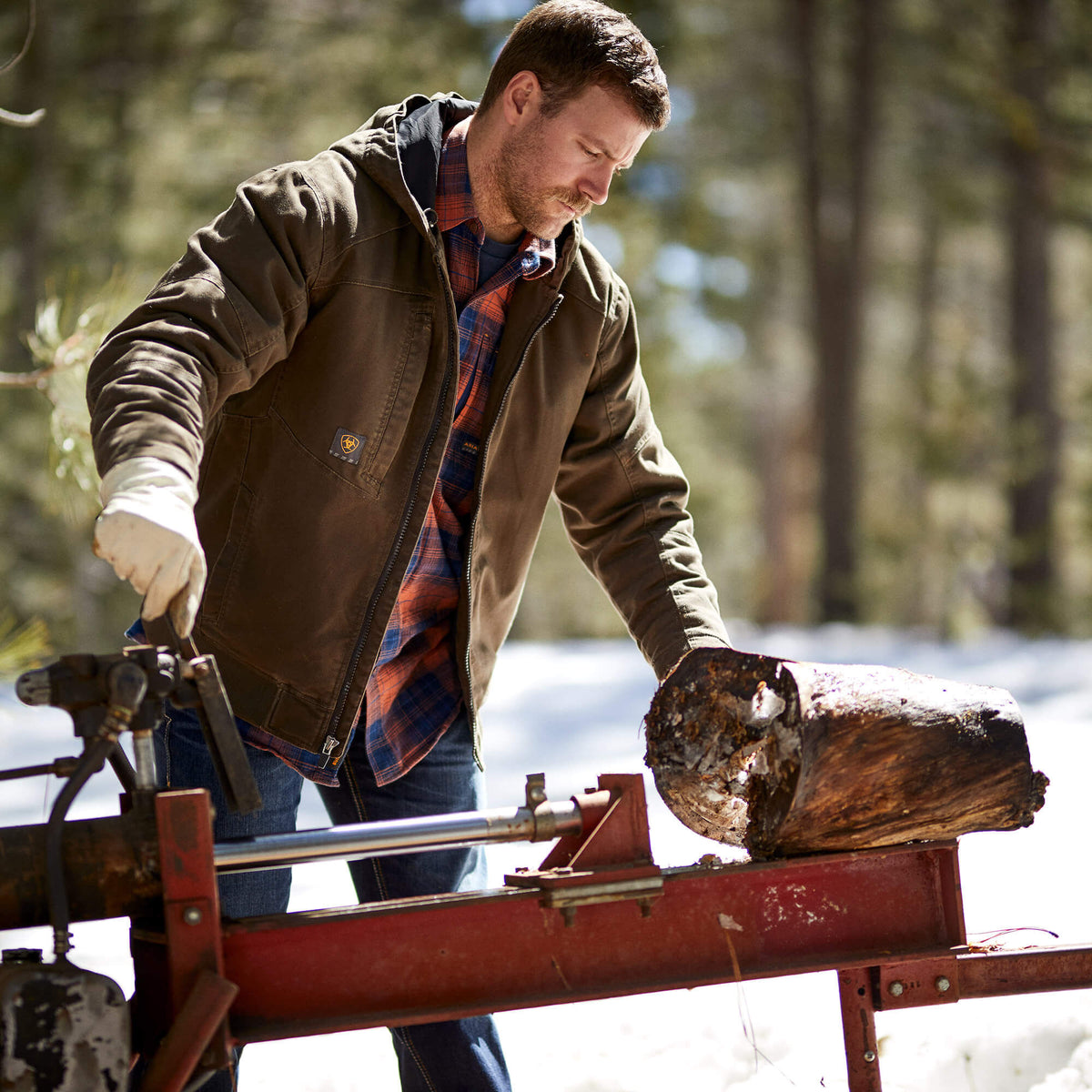 Ariat Men's Rebar Washed DuraCanvas Insulated Jacket