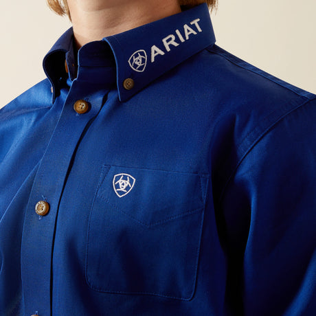 Ariat Kids' Team Logo Twill Classic Fit Shirt