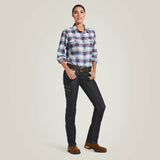 Ariat Women's Rebar  DuraStretch Raven Straight Leg Jean