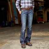 Ariat Women's Rebar Mid Rise Riveter DuraStretch Straight Leg Jeans