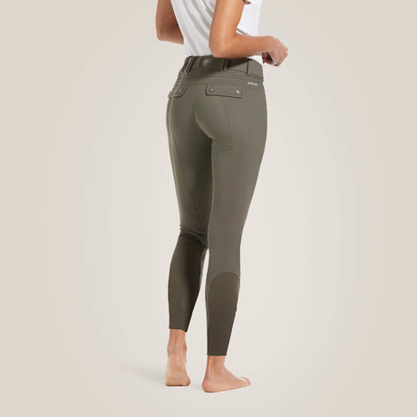 Ariat Women's Tri Factor Grip Full Seat Breech - White - Banyan Bark
