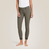 Ariat Women's Tri Factor Grip Full Seat Breech - White - Banyan Bark