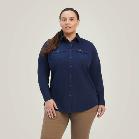 Ariat Women's Rebar Washed Twill   Work Shirt
