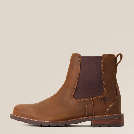 Ariat Women's Wexford Waterproof Chelsea Boot - Dark Brown - Weathered Brown