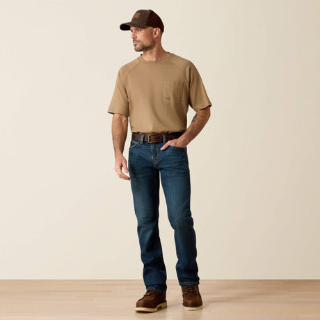 Ariat Men's Rebar M7 Slim DuraStretch Edge Stackable Straight Leg Jean