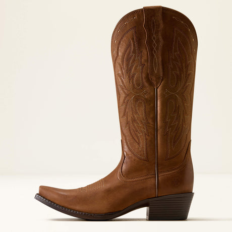 Ariat Women's Heritage X Toe Elastic Wide Calf Western Boot