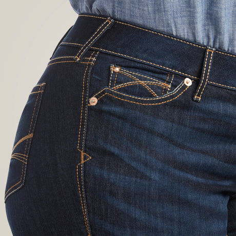 Ariat Women's R.E.A.L. Mid Rise Arrow Fit  Jocelyn Boot Cut Jean