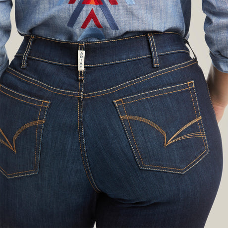 Ariat Women's R.E.A.L. Mid Rise Arrow Fit  Jocelyn Boot Cut Jean