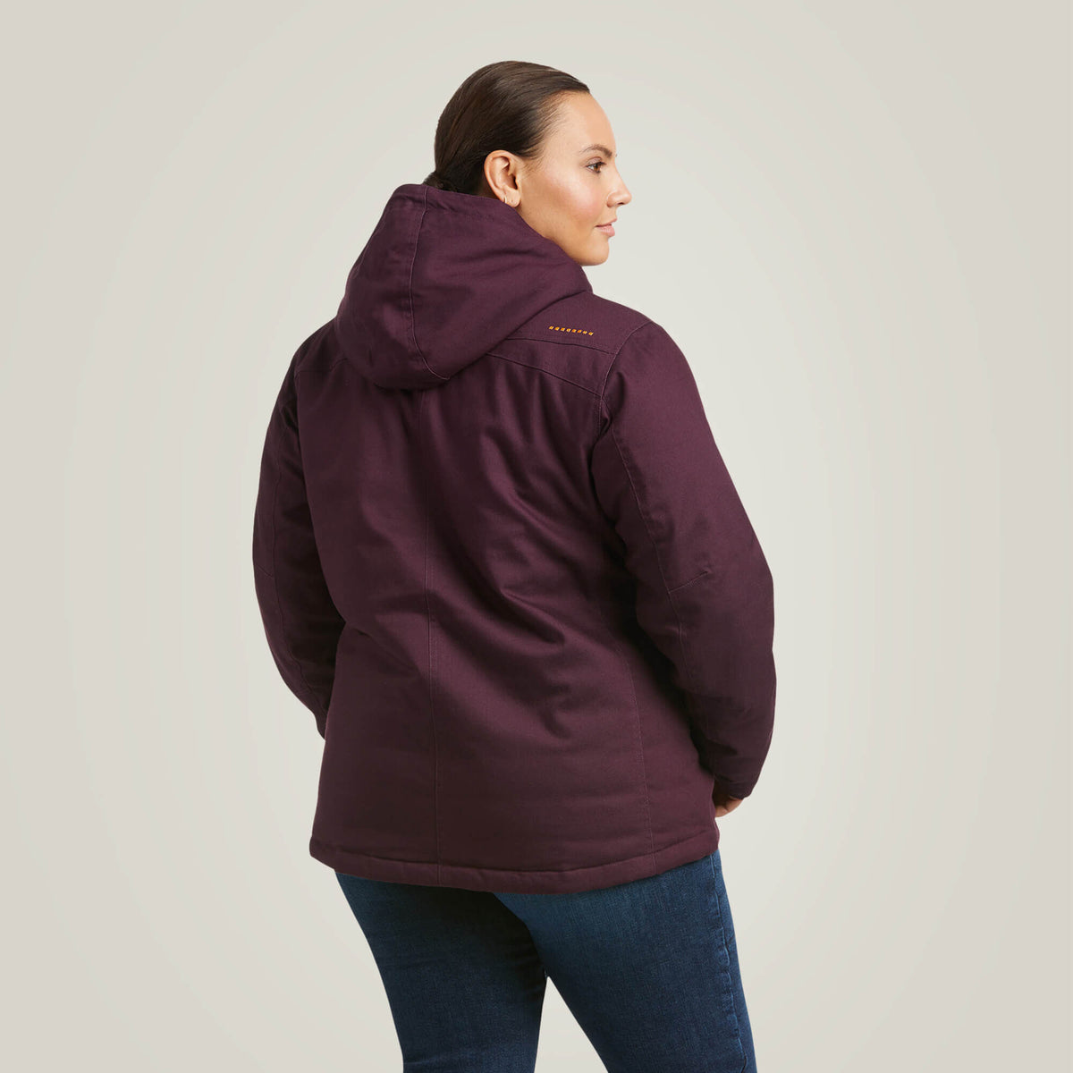 Ariat Women's Rebar DuraCanvas Insulated Jacket - Wren - Plum Perfect