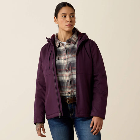Ariat Women's Rebar DuraCanvas Insulated Jacket - Wren - Plum Perfect