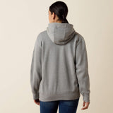 Ariat Women's Rebar Workman Graphic Hoodie - Heather Grey