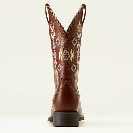 Ariat Women's Round Up Skyler Wide Square Toe Western Boot