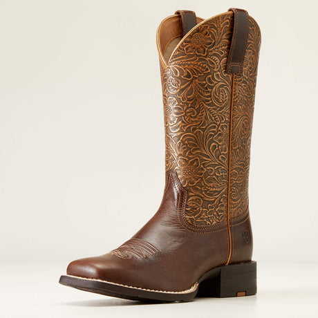 Ariat Women's Round Up Wide Square Toe Western Boot