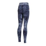 Shires Aubrion Maids Non-Stop Riding Tights #colour_navy-tie-dye