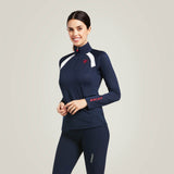 Ariat Women's Sunstopper 2.0 Team 1/4 Zip Baselayer