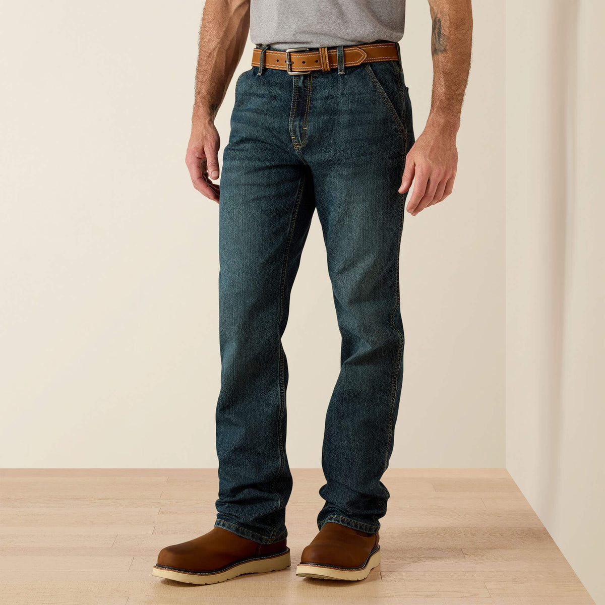 Ariat Men's Rebar M7 Slim DuraStretch Workhorse Straight Leg Jean