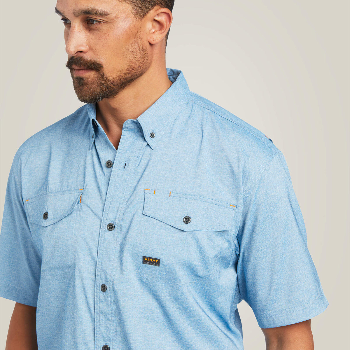 Ariat Men's Rebar Made Tough VentTEK DuraStretch  Work Shirt