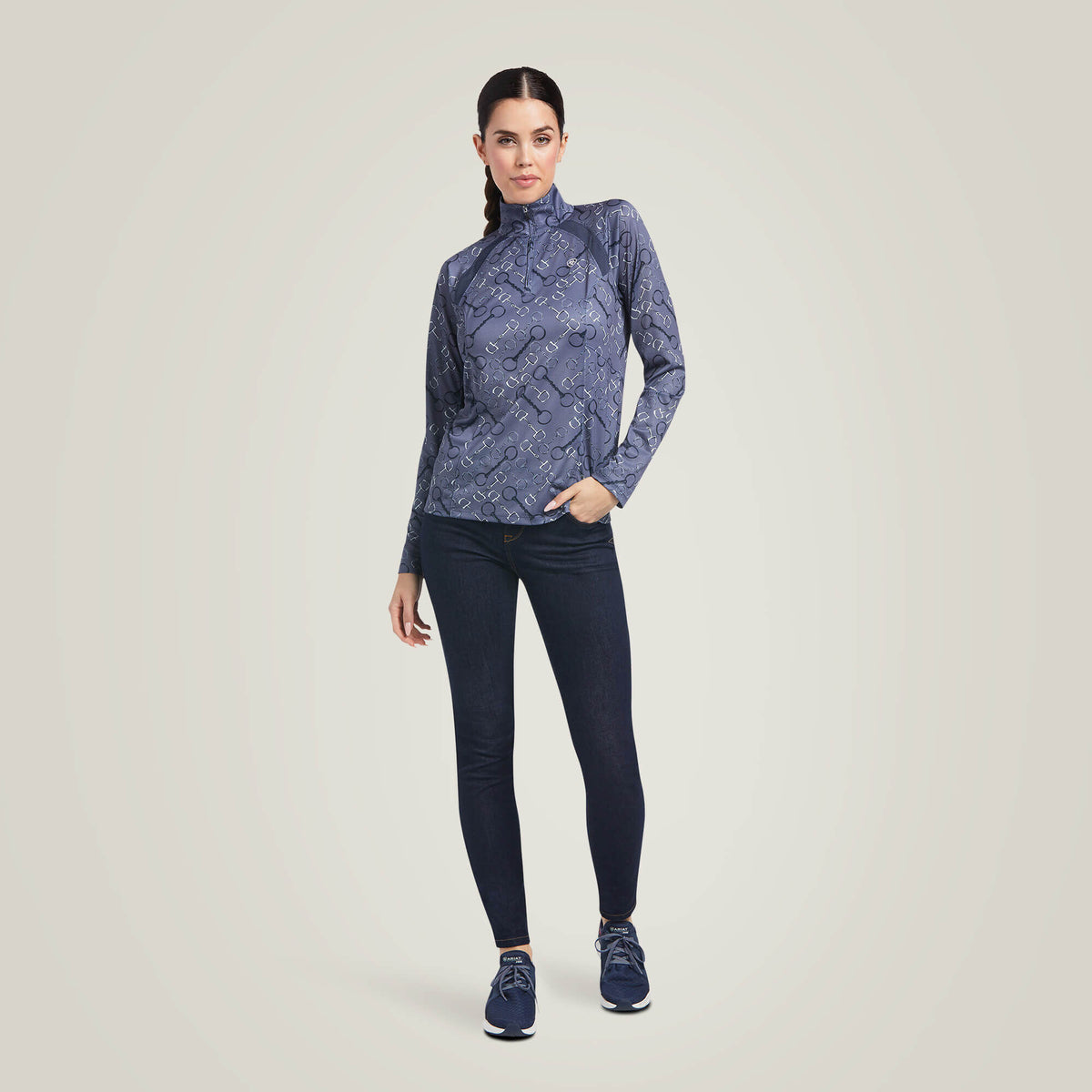 Ariat Women's Sunstopper 2.0 1/4 Zip Baselayer