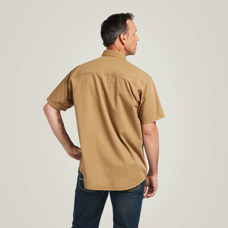 Ariat Men's Rebar Washed Twill   Work Shirt