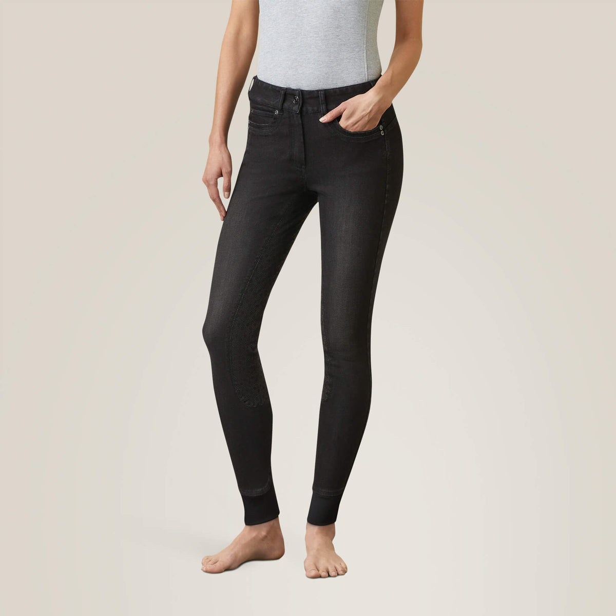 Ariat Women's Halo B Denim Full Seat  Breech