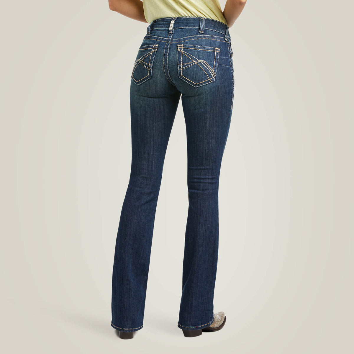 Ariat Women's R.E.A.L. Mid Rise  Corinne Boot Cut Jean