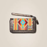 Ariat Women's Clutch Wallet Diamond Stripe