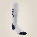 Ariat Ariattek Performance Socks - Heather Grey/Navy