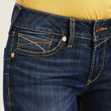Ariat Women's R.E.A.L. Mid Rise  Octavia Straight Jean