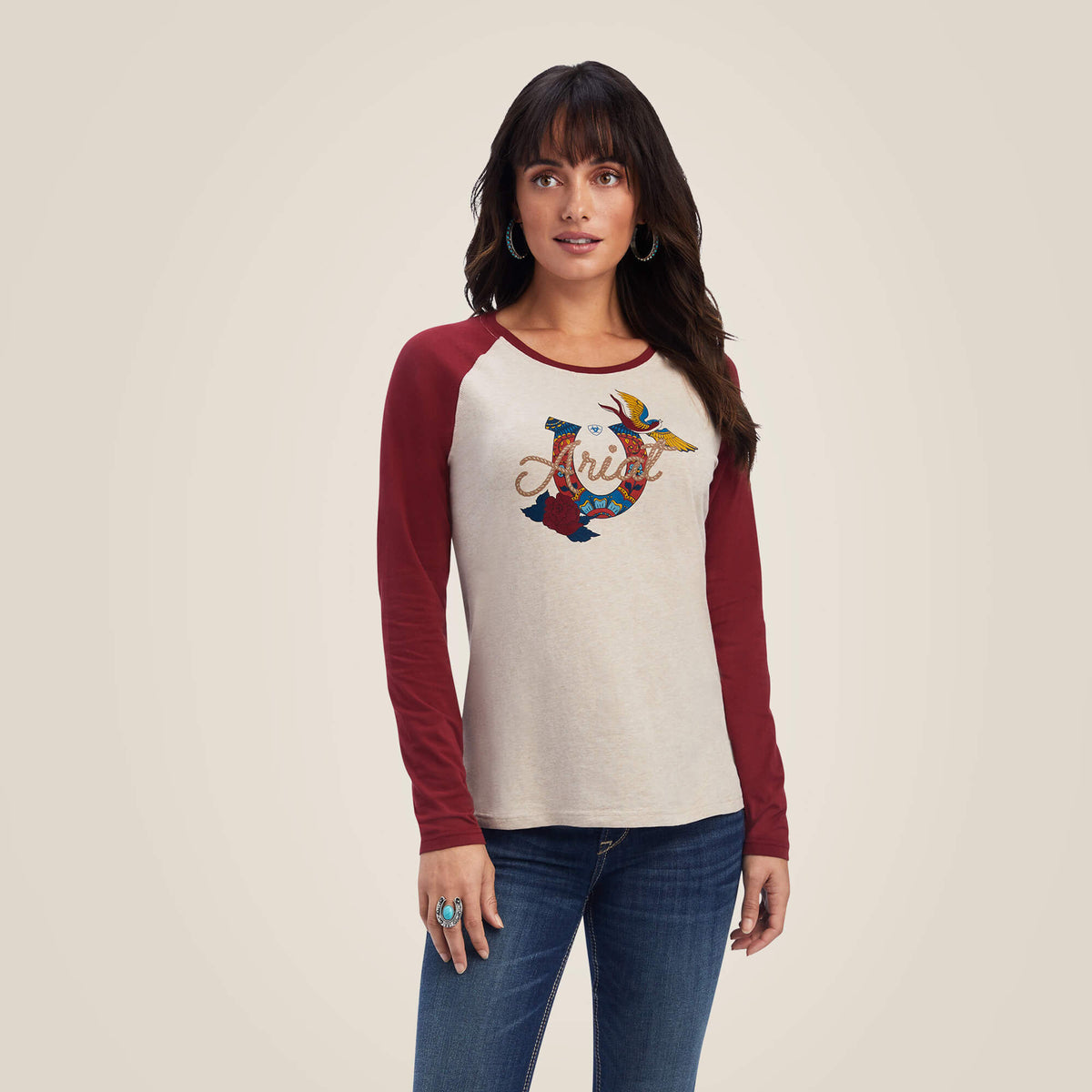 Ariat Women's REAL Ropey Rose Shirt