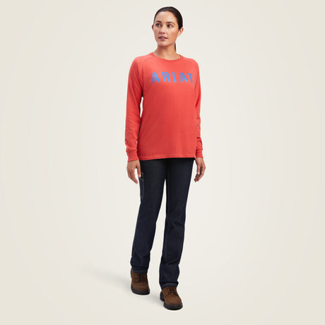 Ariat Women's Rebar Cotton Strong Block T-Shirt