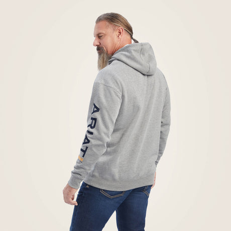 Ariat Men's Rebar Graphic Hoodie #colour_grey