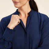 Ariat Women's Clarion Long Sleeve Blouse - Navy