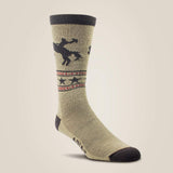 Ariat Bronc Rider Mid Calf Everyday Performance Wool Sock