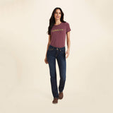 Ariat Women's R.E.A.L. Perfect Rise  Greta Straight Jean