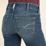 Ariat Women's R.E.A.L. Mid Rise  Michela Straight Jean