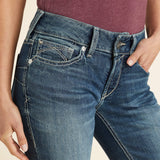 Ariat Women's R.E.A.L. Mid Rise  Michela Straight Jean