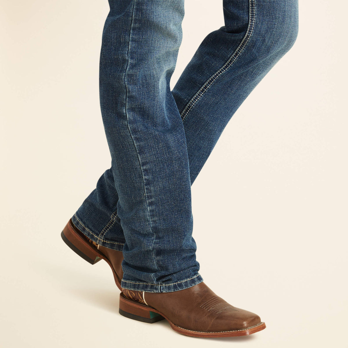Ariat Women's R.E.A.L. Mid Rise  Michela Straight Jean