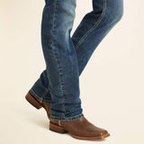 Ariat Women's R.E.A.L. Mid Rise  Michela Straight Jean