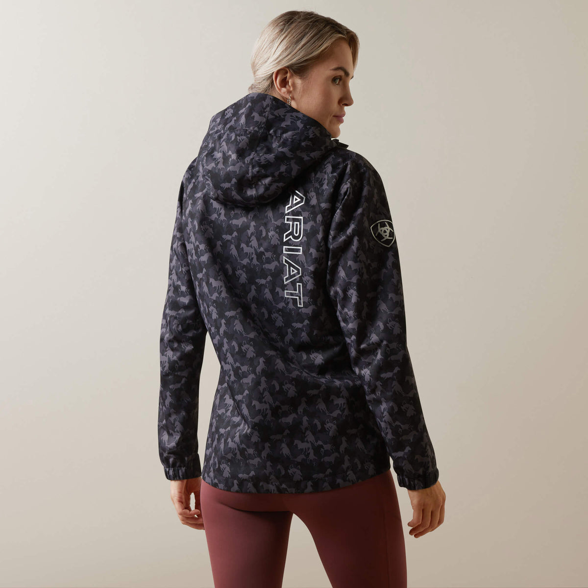 Ariat Women's Spectator Waterproof Jacket - Periscope Camo Horse