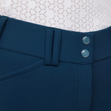Ariat Women's Tri Factor Grip Full Seat Breech - White - Deep Petroleum