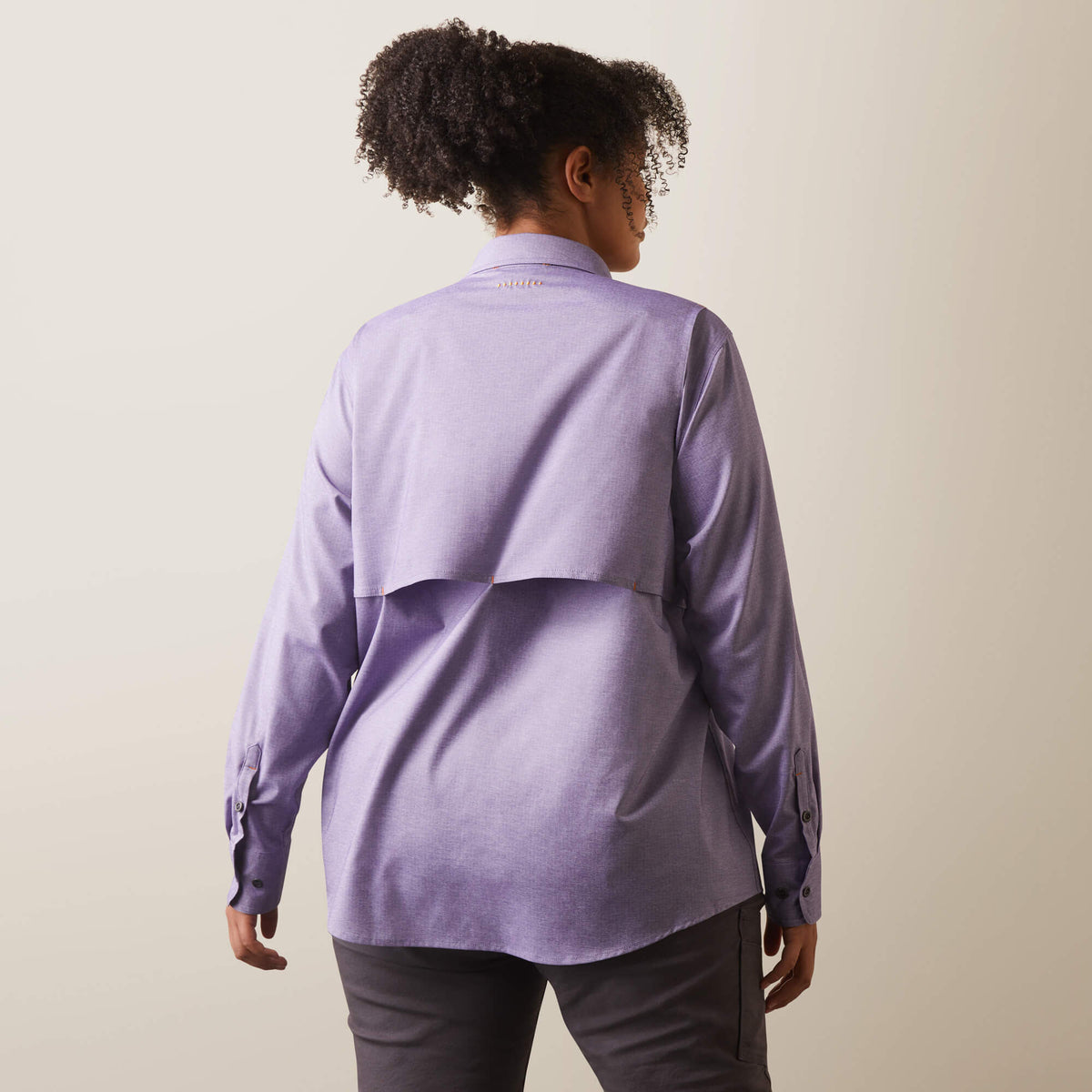 Ariat Women's Rebar Made Tough VentTEK DuraStretch Work Shirt - Corsican Blue Heather