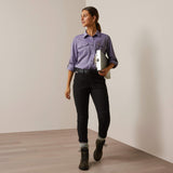 Ariat Women's Rebar Made Tough VentTEK DuraStretch Work Shirt - Corsican Blue Heather