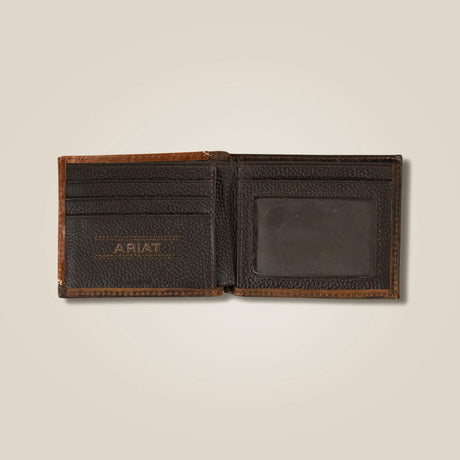 Ariat Men's Filigree corner bifold wallet