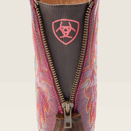 Ariat Women's Round Up Back Zip Western Boot