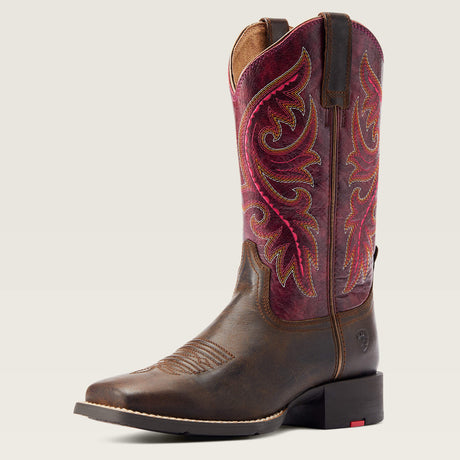 Ariat Women's Round Up Back Zip Western Boot