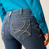 Ariat Women's R.E.A.L. Mid Rise  Everlee Straight Jean